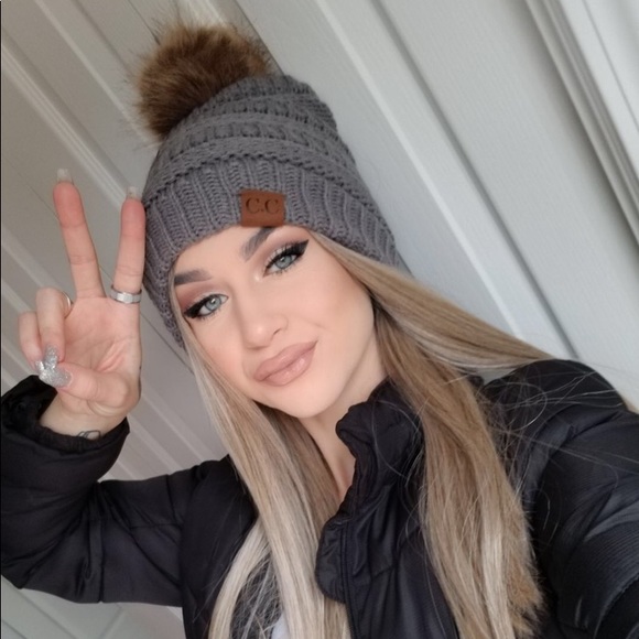 CC Boutique Accessories - CC POM POM STYLE BEANIE!